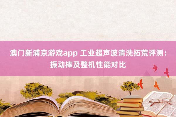 澳门新浦京游戏app 工业超声波清洗拓荒评测：振动棒及整机性能对比